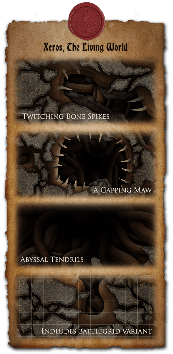 40×30 Battlemap – Xeros, the Living World