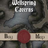 Wellspring Caverns 40x30 DnD Battlemap