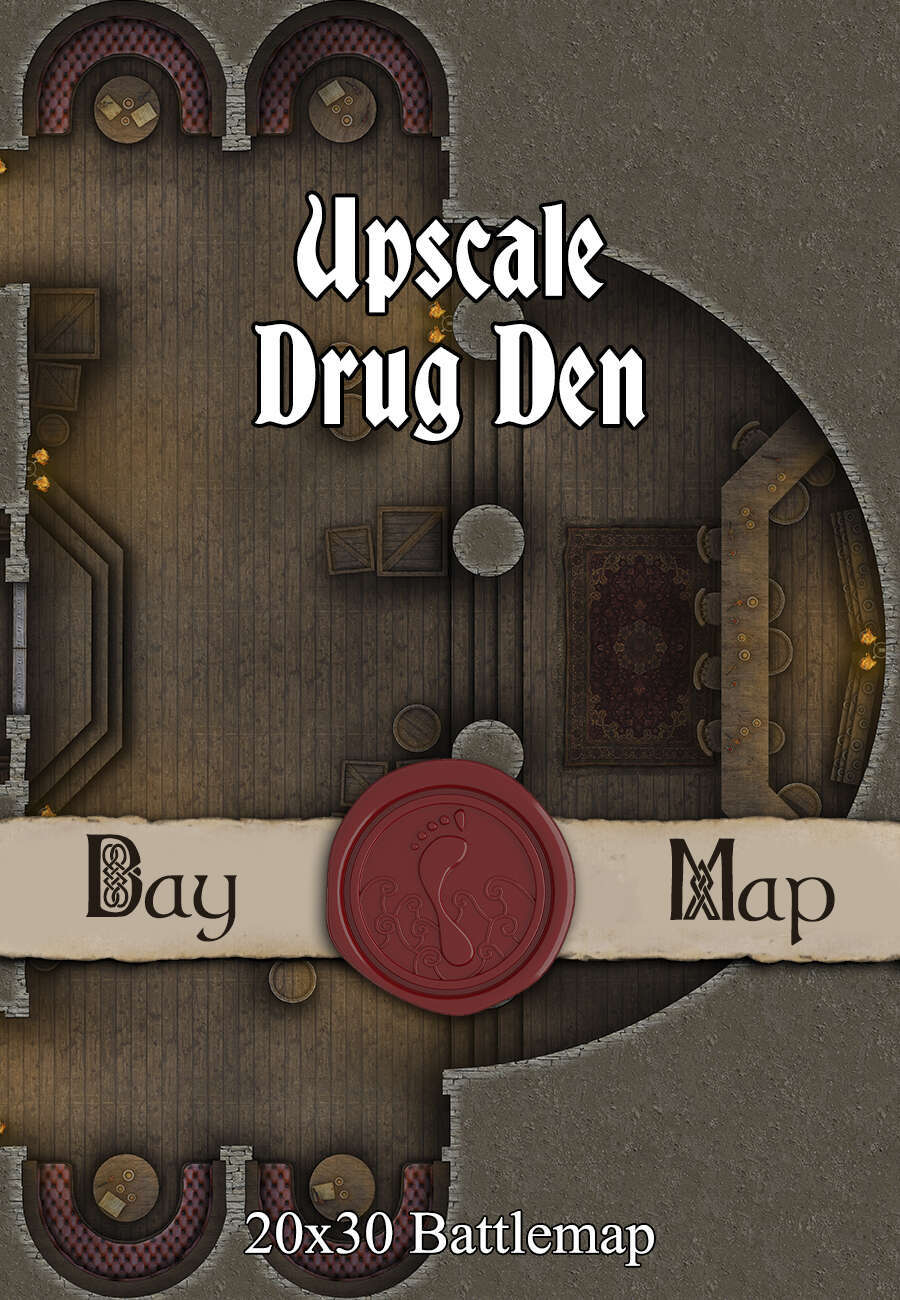 Upscale Drug Den 30x20 Battlemap