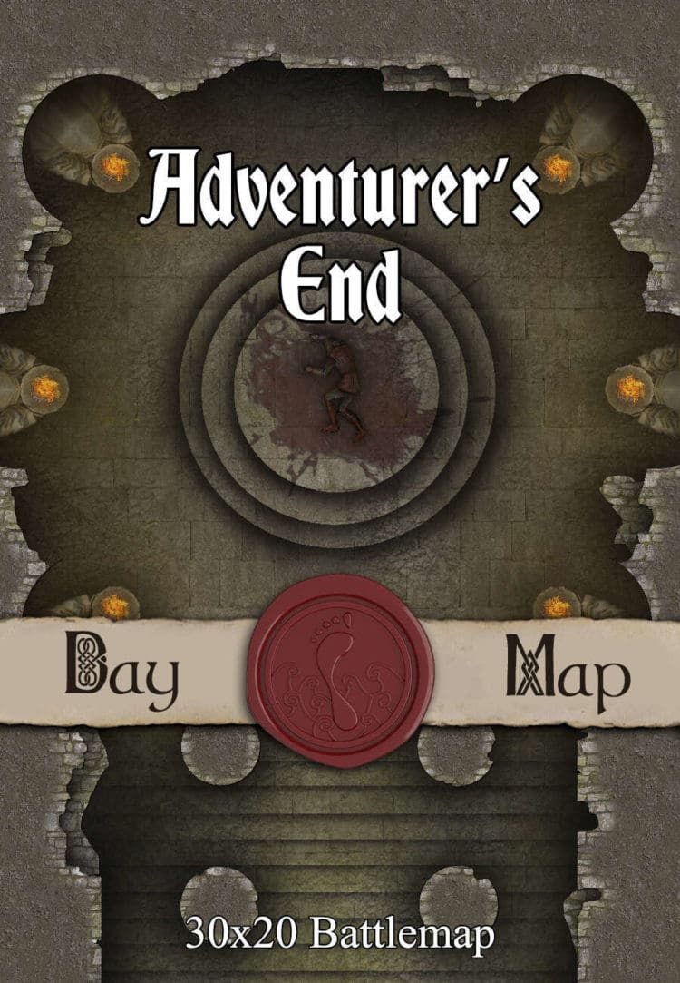 Adventurer’s End 30x20 Battlemap