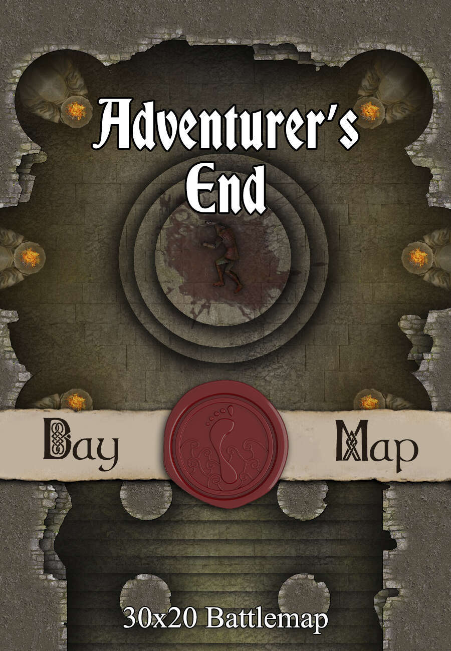 Adventurer’s End 30x20 Battlemap