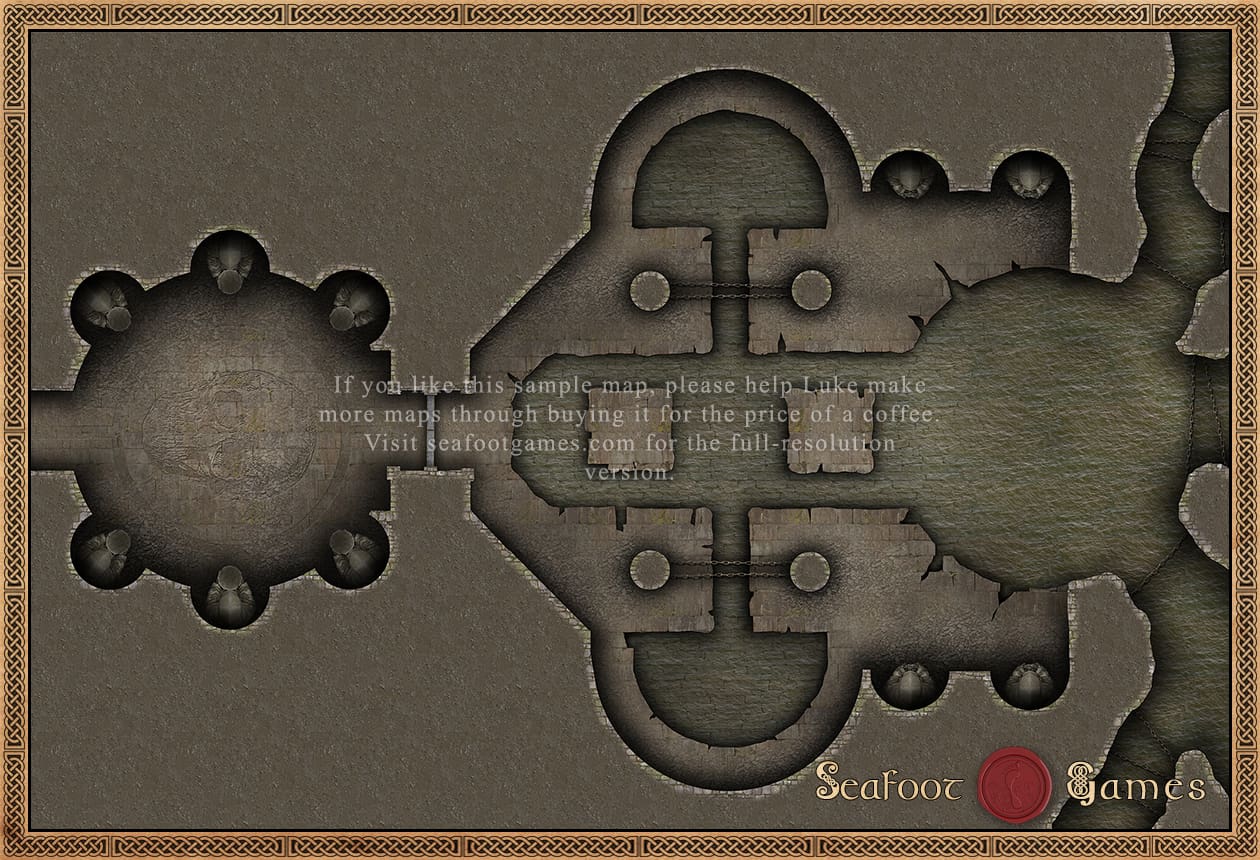 30x20 Battlemap - Lair of the Ravenous - Image 2