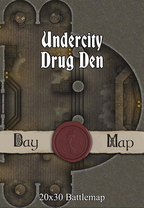 Undercity Drug Den 30×20 Battlemap
