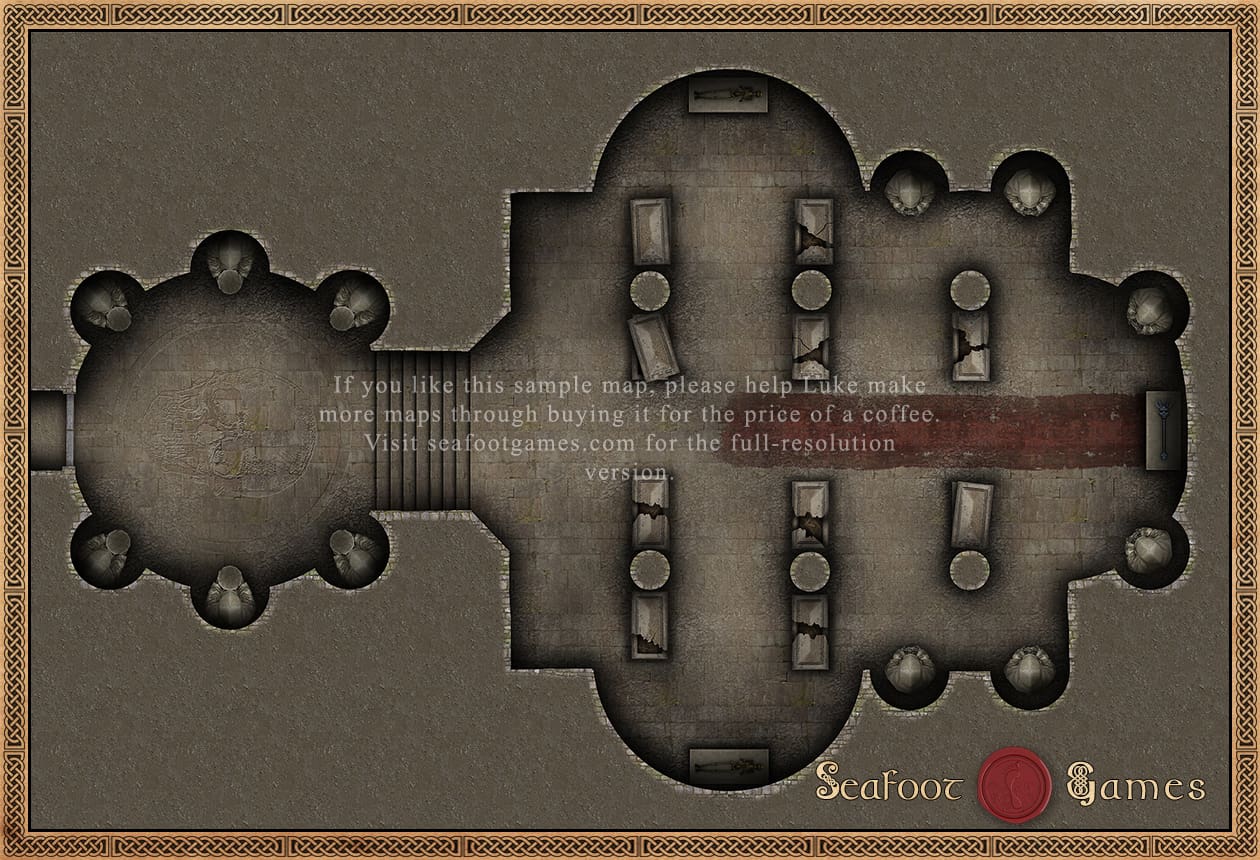 Vault of the Unholy 30x20 TTRPG Battlemap - Image 2
