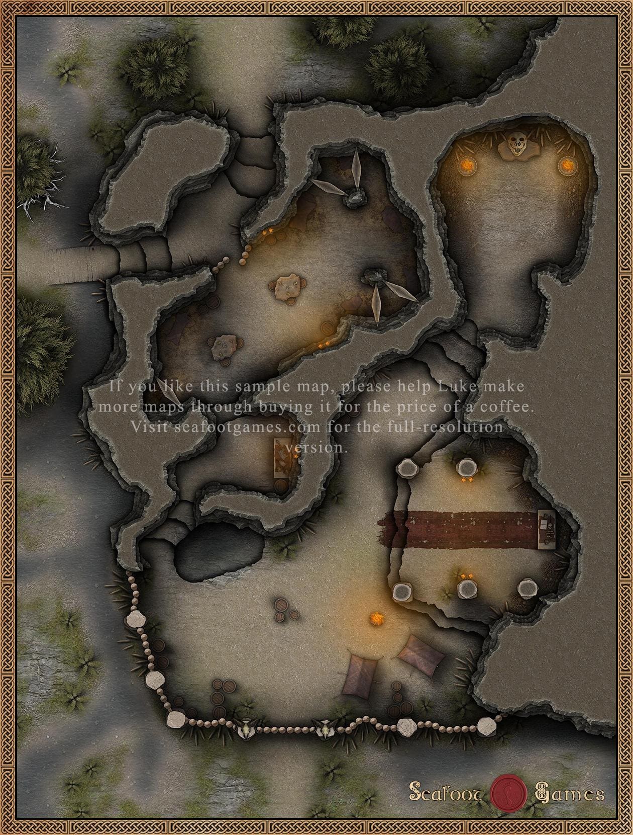 Black Steppes Adventurer's Guide DnD Battlemap Bundle - Image 7