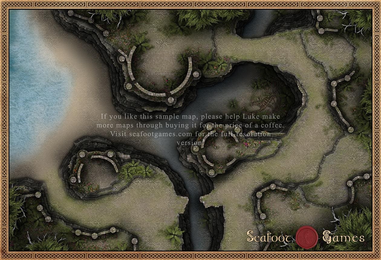 Seven Seas DnD Battlemap Bundle - 49 Maps for Sailing Sessions - Image 2