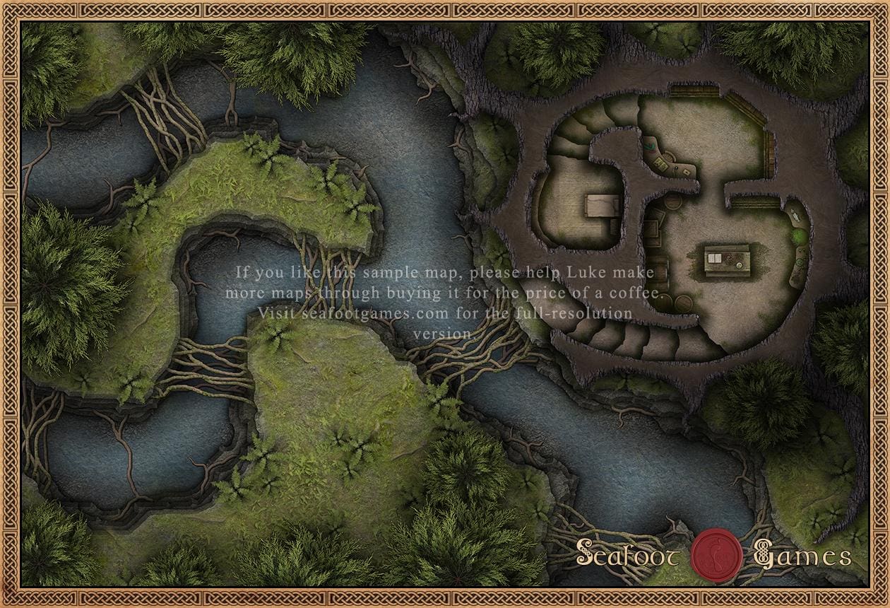 Quarantine D&D Battlemap Bundle - 520+ Fantasy D&D Maps for $39