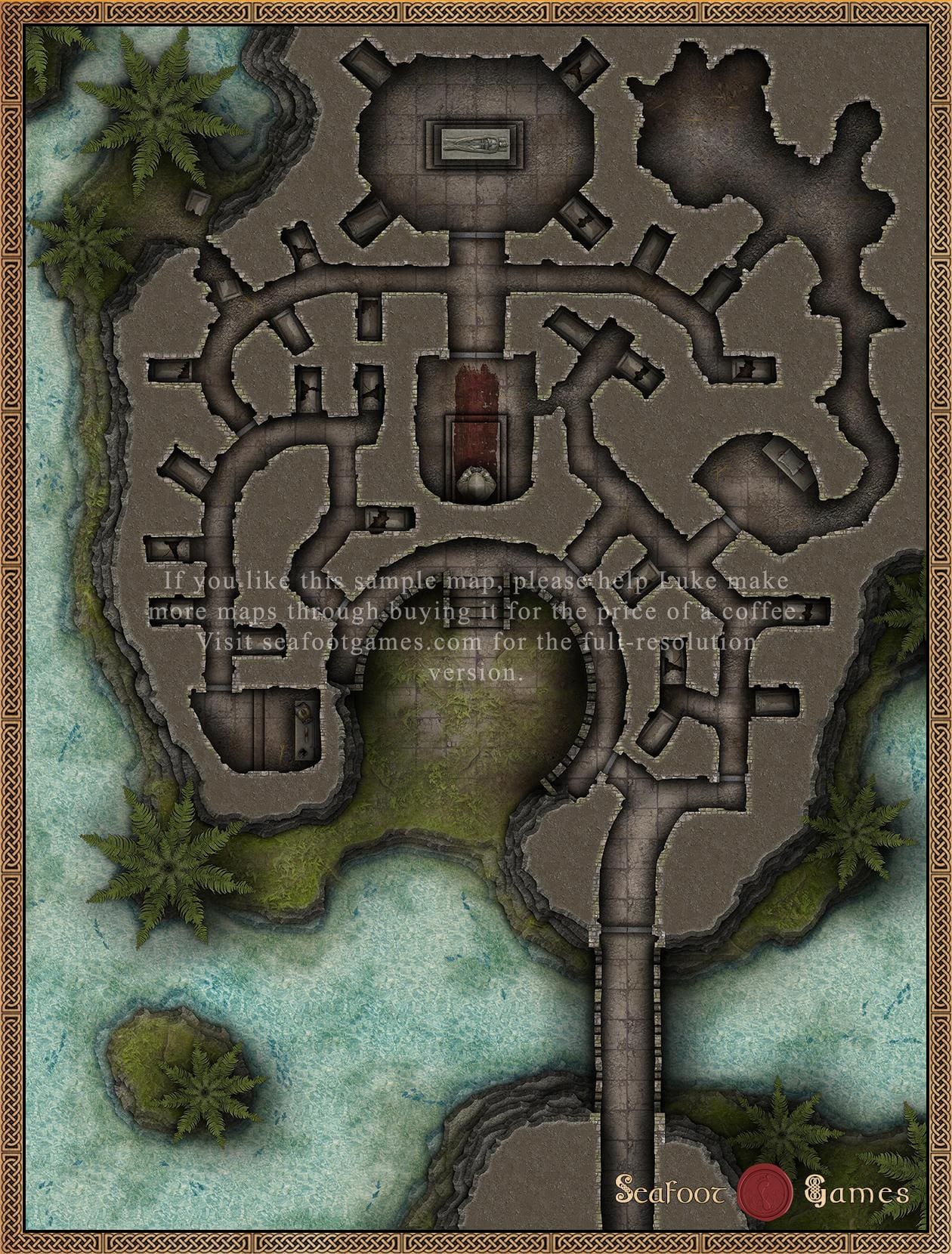 Quarantine D&D Battlemap Bundle - 520+ Fantasy D&D Maps for $39