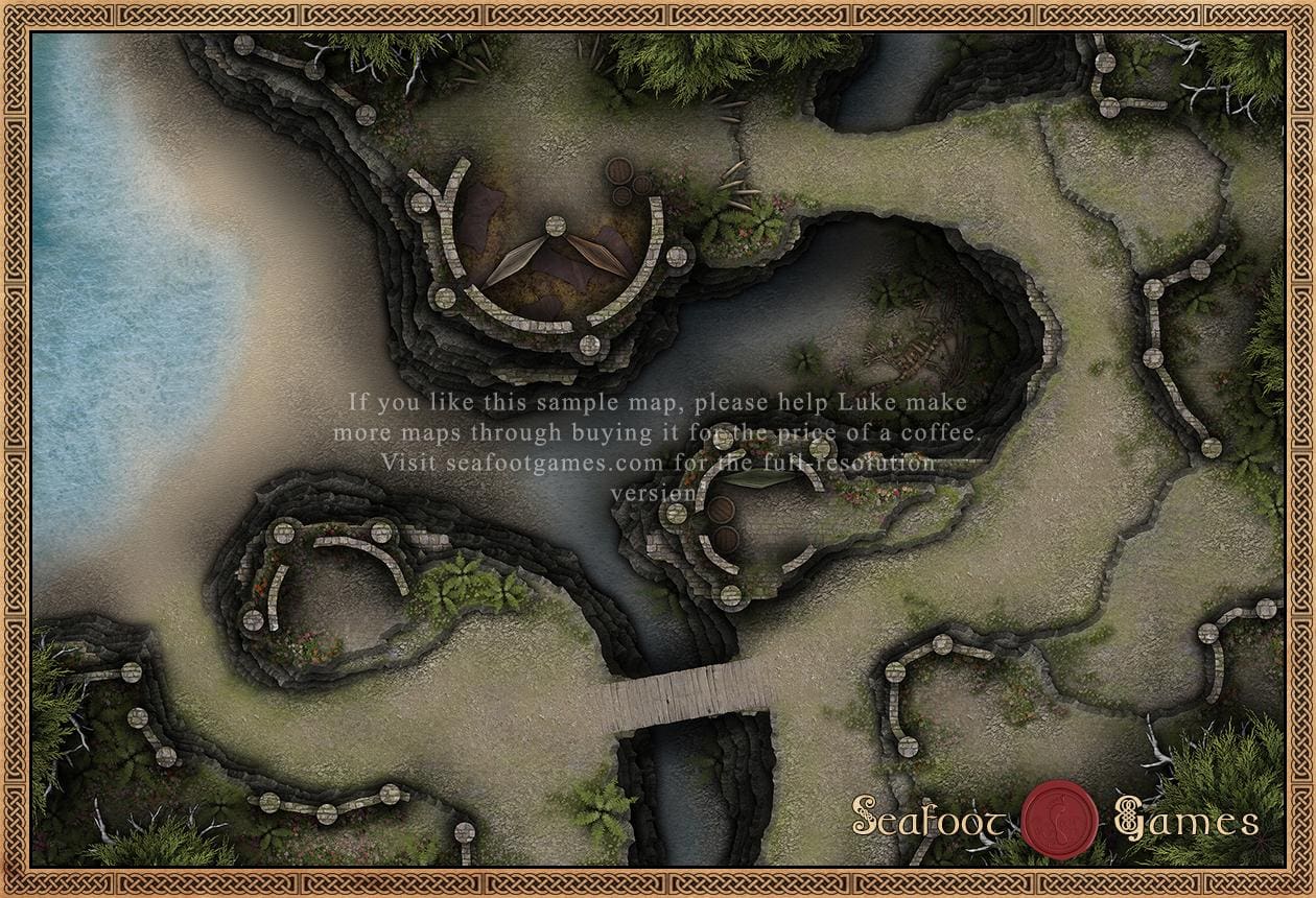 Seven Seas DnD Battlemap Bundle - 49 Maps for Sailing Sessions - Image 5