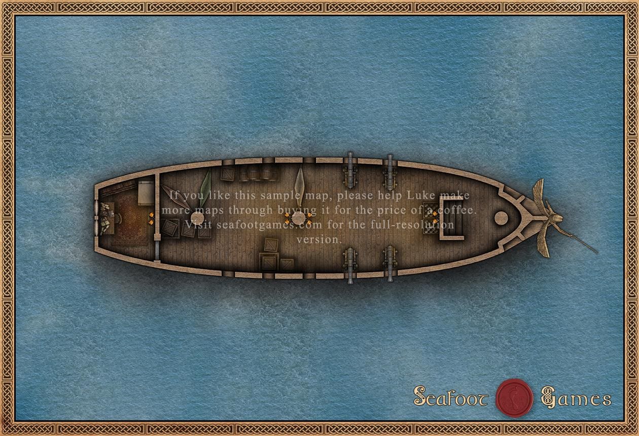 Seven Seas DnD Battlemap Bundle - 49 Maps for Sailing Sessions - Image 21