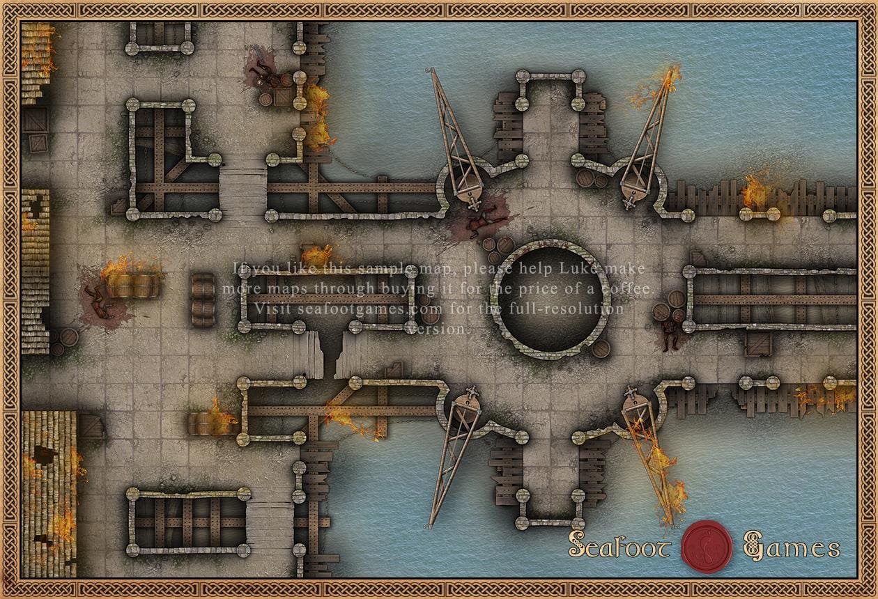 Seven Seas DnD Battlemap Bundle - 49 Maps for Sailing Sessions - Image 6