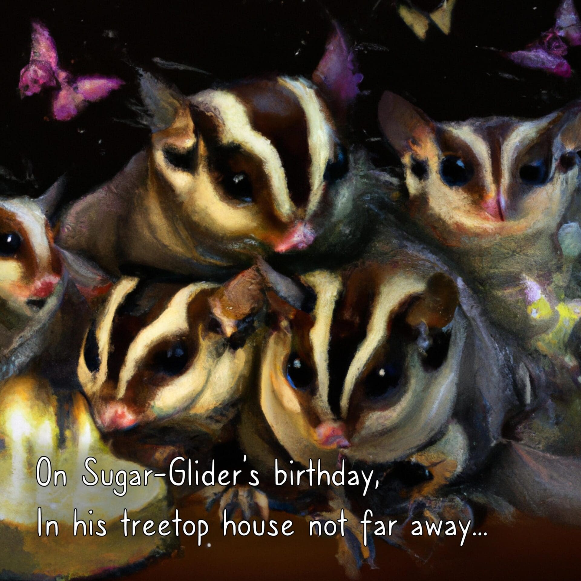 Sugar Glider Shares by Rianna Seefuss & DALL·E - Image 2