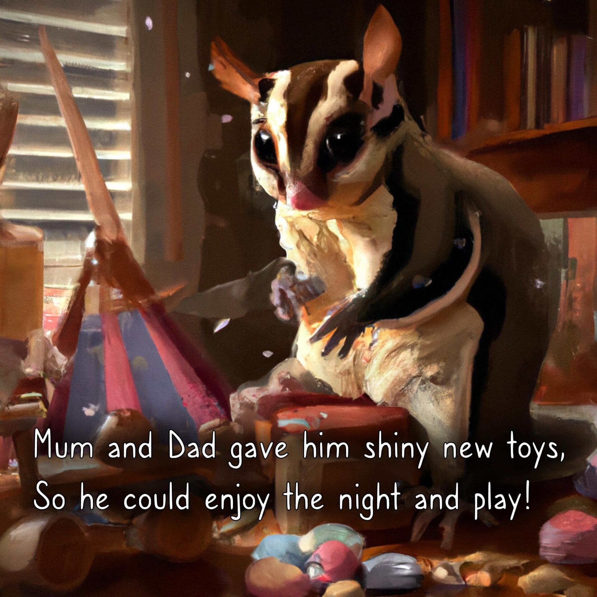 Sugar Glider Shares by Rianna Seefuss & DALL·E - Image 3