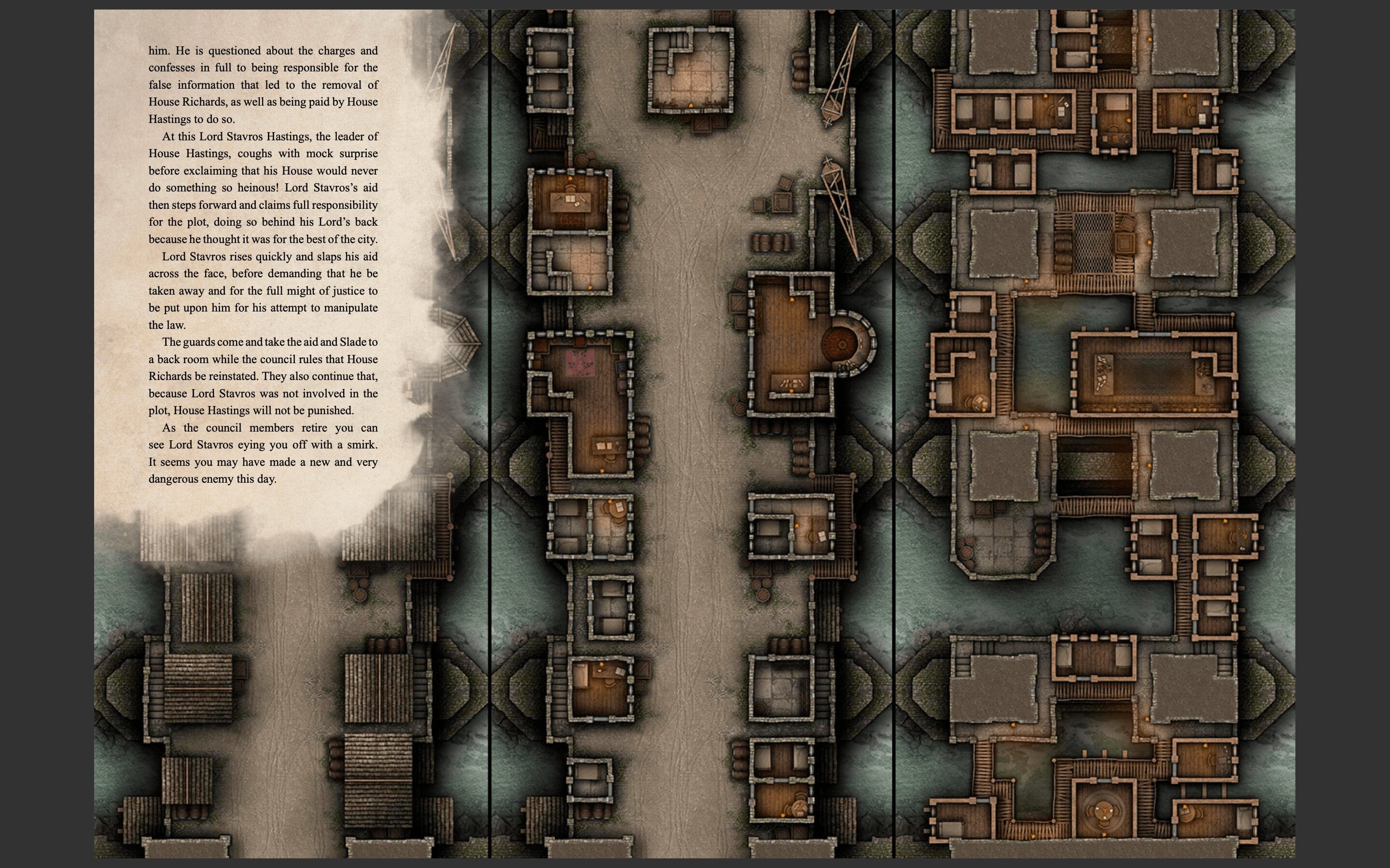 Greymantle Campaign Sourcebook with Foundry VTT Ready & Printable DnD Battlemaps (System Agnostic) - Image 7