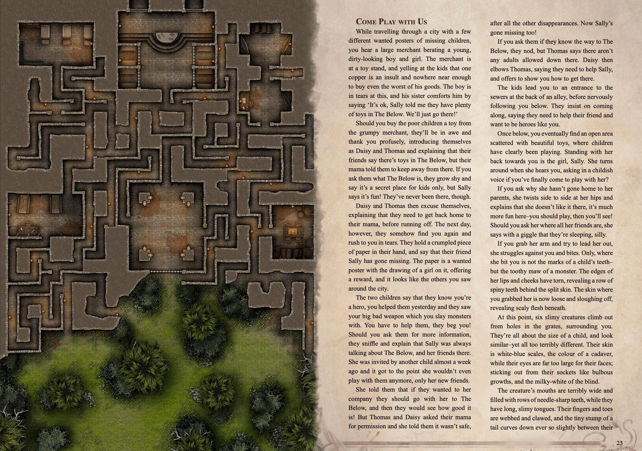 Greymantle Campaign Sourcebook with Foundry VTT Ready & Printable DnD Battlemaps (System Agnostic) - Image 8