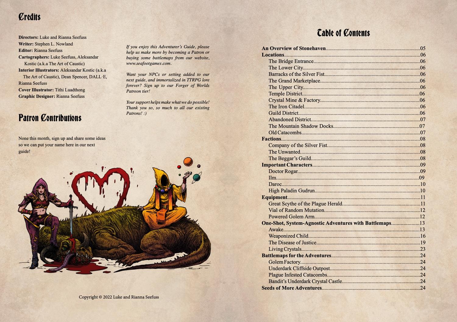 Stonehaven Campaign Sourcebook with Foundry VTT Ready & Printable DnD Battlemaps (System Agnostic) - Image 2