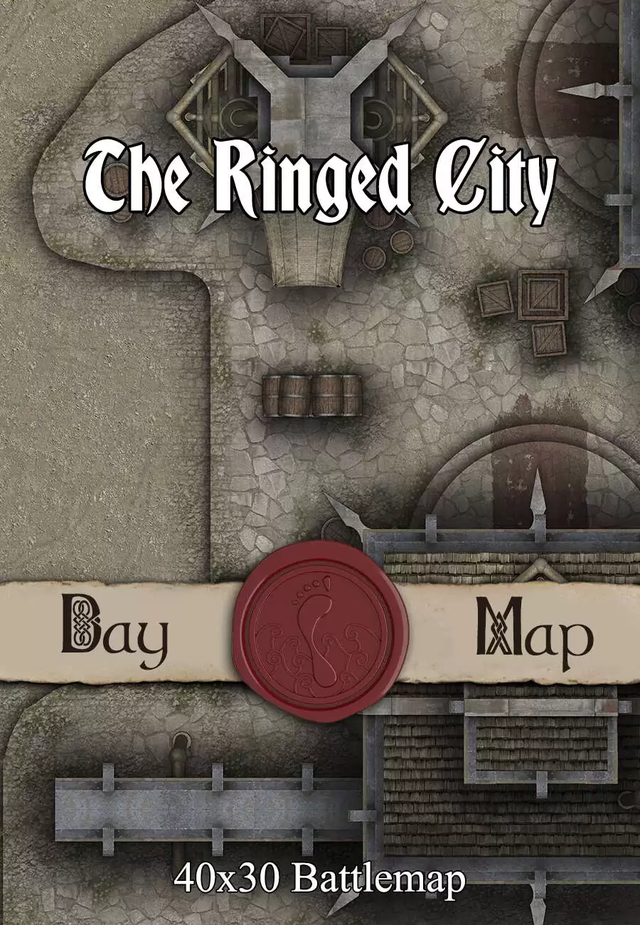 The Ringed City TTRPG Battlemap Cover