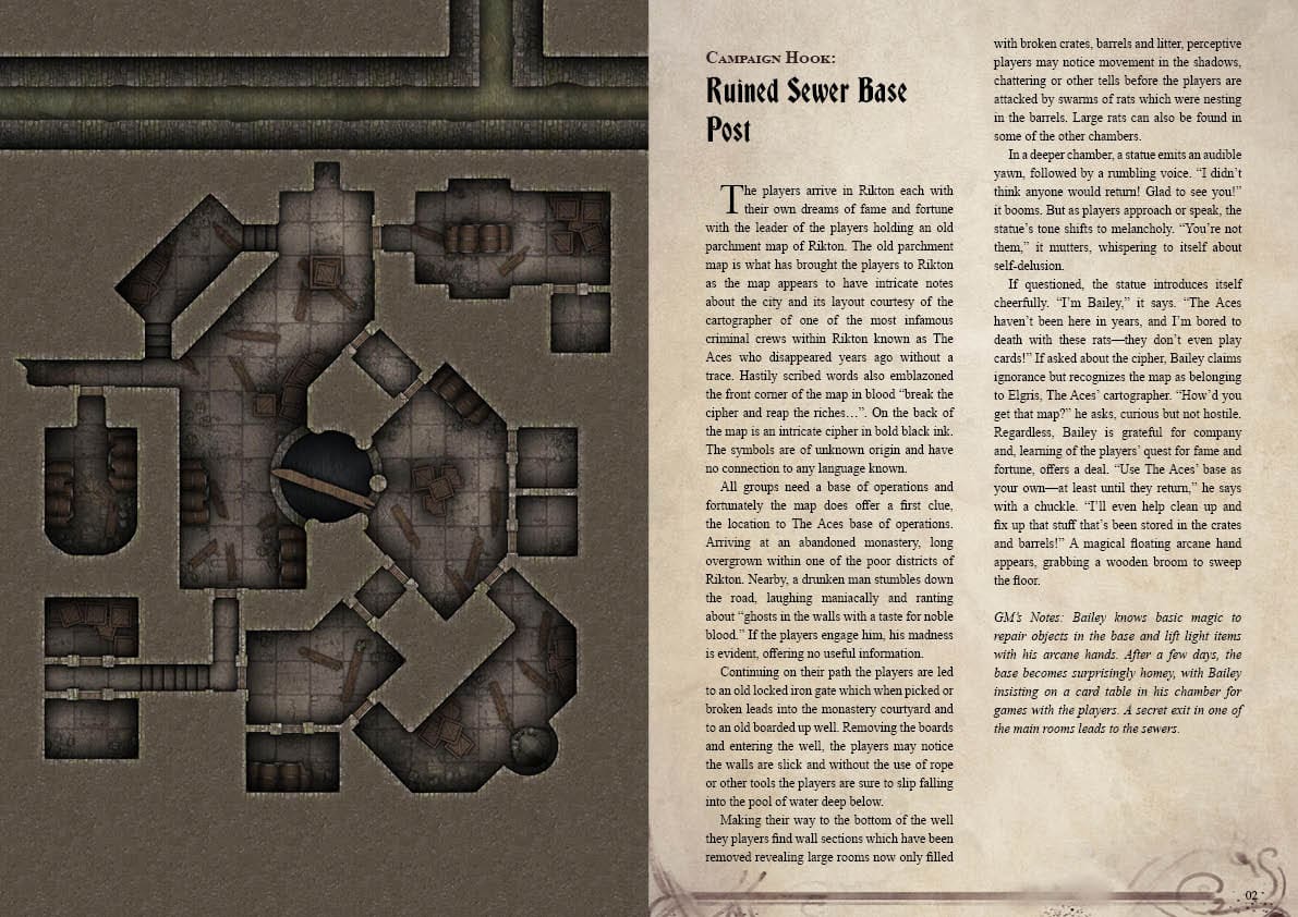 Shadows of Rikton Campaign Sourcebook with Foundry VTT Ready & Printable Battlemaps (System Agnostic) - Image 11