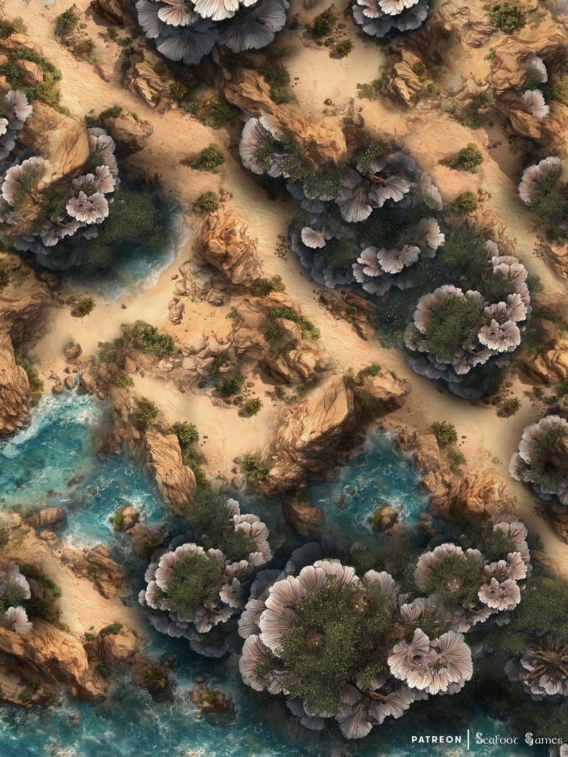 Isle of Fangs Campaign Sourcebook with Foundry VTT Ready & Printable Battlemaps (5e Compatible + System Agnostic)