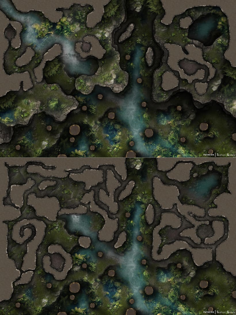 Isle of Fangs Campaign Sourcebook with Foundry VTT Ready & Printable Battlemaps (5e Compatible + System Agnostic)