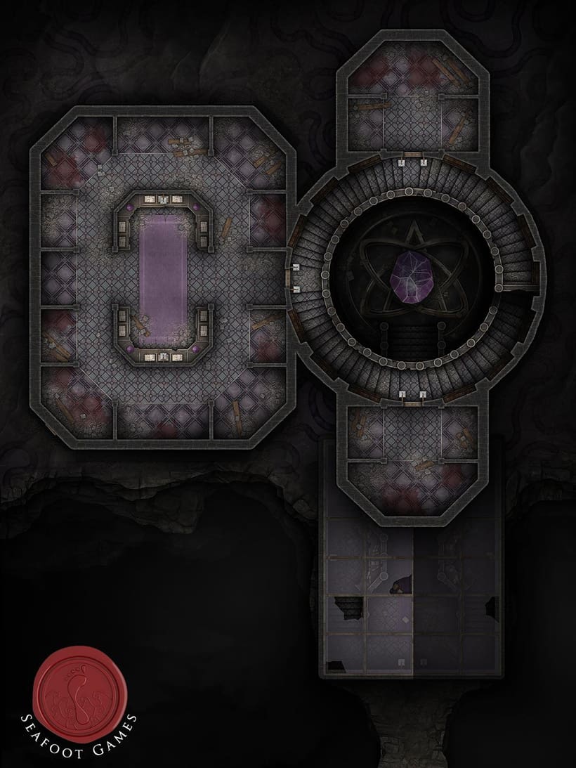 Isle of Fangs Campaign Sourcebook with Foundry VTT Ready & Printable Battlemaps (5e Compatible + System Agnostic)