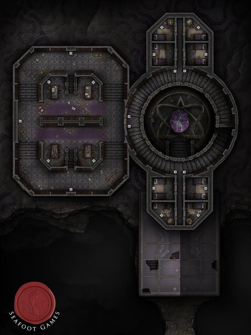 Isle of Fangs Campaign Sourcebook with Foundry VTT Ready & Printable Battlemaps (5e Compatible + System Agnostic)