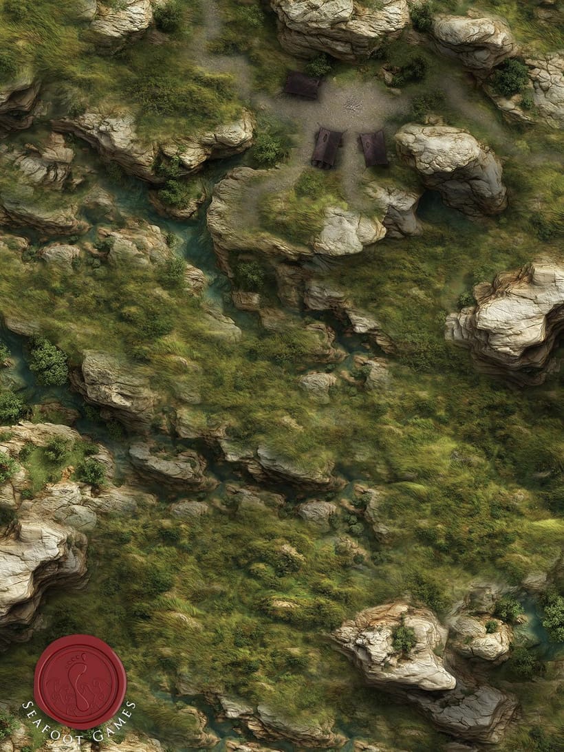 Isle of Fangs Campaign Sourcebook with Foundry VTT Ready & Printable Battlemaps (5e Compatible + System Agnostic)