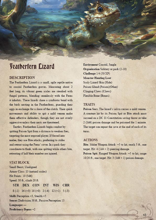 Isle of Fangs Campaign Sourcebook with Foundry VTT Ready & Printable Battlemaps (5e Compatible + System Agnostic)